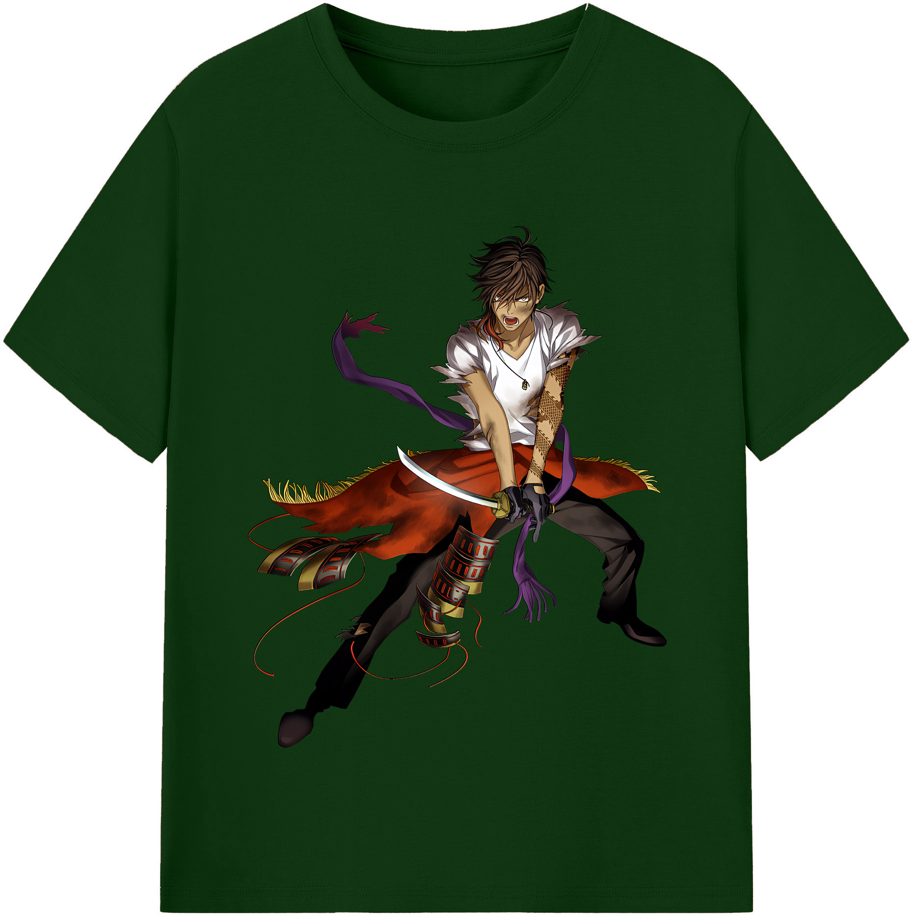 （画像用） 刀剣乱舞 Touken Ranbu 綿100％半袖Tシャツ（フロントプリント）